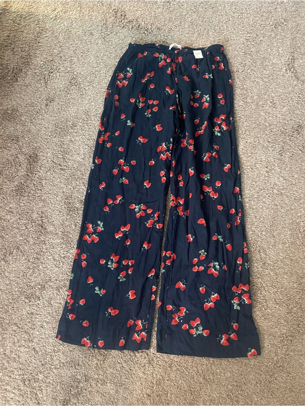 NWT Abercrombie and Fitch Linen Trousers in Size Medium Tall